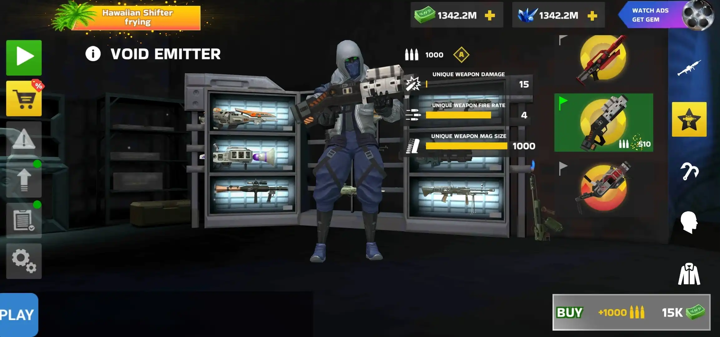 Inventory Of Rope Hero 2 Mod Apk